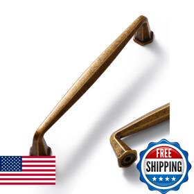 B0fx9j4fb2 Jiasenbao 10 Pack Antique Brass Cabinet Pulls 5 Inch Hole Center Vintage Drawer Pull