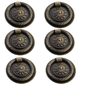 Jinyuanchao 616814321967 Drop Ring Handles Dresser Pull Brass 2.1 Inches Bronze