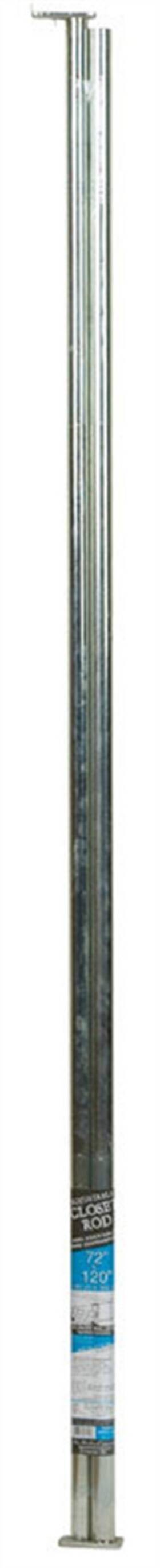 Rp0022-72120 John Sterling Pro 120 Inch L X 1 D Adjustable Platinum Steel Closet Rod
