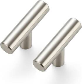 Joy Decor 313048077041 30 Pack Cabinet Knobs Brushed Nickel Handles 2in Kitchen Cab