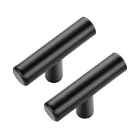 Jdpyt50hs3 Joy Decor 3 Pack Black Cabinet Knobs 2in Drawer Handles For Kitchen And Dresser