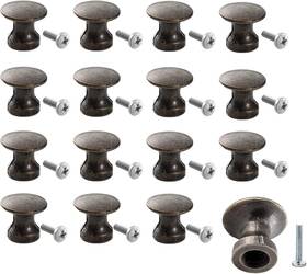 2022070222a1 Joyangy 16 Pack Mini Cabinet Knobs 1/2 Inch Dia Bronze Drawer Pulls Handles Small Roun