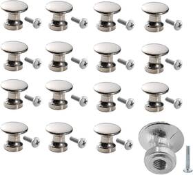2022070222a2 Joyangy 16pcs Chrome Mini Cabinet Knobs Small Drawer 11.5mm Diameter Silver Cabine