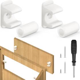 Juexica 445053163174 False Cabinet Front Clip Drawer Clips Sink Tip Out Snap With