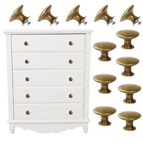 Sxhnadle-01 Jular 12 Pcs Antique Nickel Cabinet Knobs Round Drawer Pulls With Screws An