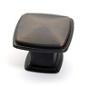 K-81091-10b-50pk Dynasty Hardware Cabinet Square Knob Oil 689741618523