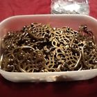 K1570 Kbc Vtg Lot Brass Cabinet Drawer Door Pulls Handles Antique