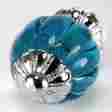 K213ff Romantic Decor More Blue Glass Knobs Old Drawer Pulls Vintage Cabinet Handles