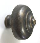 K-3018-s K3018s Unbranded Vintage Dark Orb Rubbed Bronze Bullseye Pull Knob Mushroom