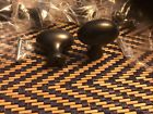 K359 Grand Rapids Hardware Solid Matte Black Oblong Cabinet Drawer Knobs