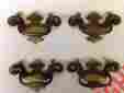K4261 Unknown 4 Colonial Drawer Pulls Bail Handles Knobs 3 1 2 Centers Cabinet P21