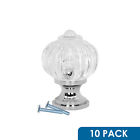 K530428chcl Rok Pack Pumpkin Round Chrome Clear Kitchen Cabinet 614405029490