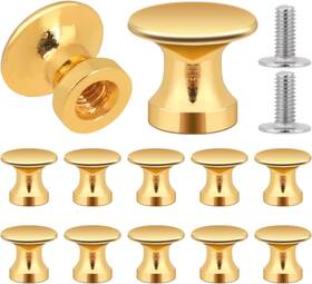Kalione 711181385335 12 Pcs Small Knobs For Jewelry Box Gold Cabinet 1/2 Inch Min