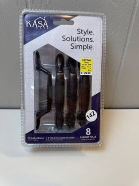 K2363borb-8 Kasaware 3 Inch Brushed Oil Rubbed Bronze Cabinet Pull 8-pack