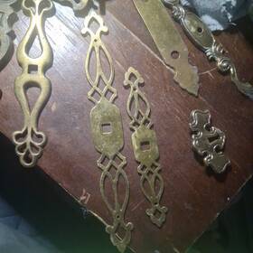 N17230 Kbc Multiple Vintage 5in Backplates Salvage Restoration Hardware