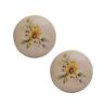 Ke-hom1243398011-candy00540 Kylin Express Set Of Chrysanthemums Ceramic Cabinet Knobs Drawer Pull