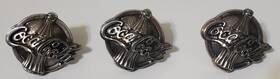 50219 Keeler Kbc Coca-cola 3 Qty Drawer Knobs 1.5 Inch X 1.75 Pewter Silver Finish 2000