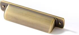 Khtumeware 313034382319 10 Pack 3 Inch Drawer Pulls Brushed Antique Brass Cabinet Cup Kitch