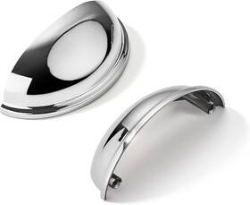 Khtumeware 445044476474 10 Pack 3 Inch Drawer Pulls Polished Chrome Cabinet Cup Kitchen Har
