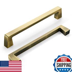 B0bll639xh Khtumeware 10 Pack 6.25 Inch Antique Brass Cabinet Handles Kitchen Drawer Pulls