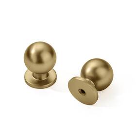 B0c3d4pntq Khtumeware 20 Pack Gold Cabinet Knobs - 1 Inch Brushed Brass Zinc Alloy Drawer P