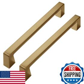 B0cjxl9hx5 Khtumeware 10 Pack Gold Brushed Brass Cabinet Pulls Modern Drawer Handles Zinc