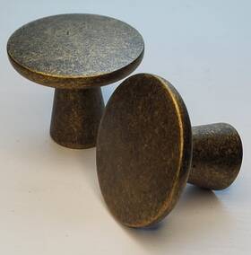 9575-gt-d Kitchen Retro Antique Brass Zinc Alloy Cabinet Large Knob - Single Hole Solid