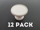 Kmmw-1-h Hvs Round Metal White Knob Pack