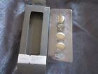 K03dc Knob 1 Cabinet Door Kitchen Satin Handle 4 Drawer 2tone Chrome Nickel