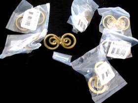 Knob Hill 781266189424 Lot Of 7 2.5 Inch Drawer Cabinet Pulls Handle Brass With