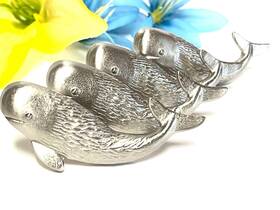 Pn0422v-pb-c Knob Hill 4pcs Vintage Gold Whale Door Cabinet Pull Drawer Moby Dick Decor Kid