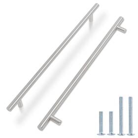 Knobonly 715020469484 10 Pack 11-3/10 Inch Hole Center Kitchen Cabinet Handles Stainless Steel
