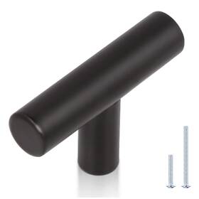 Knobwell 715020533130 20 Pack Single Hole 2 Inch Black Cabinet Knobs And Pulls Drawer
