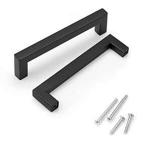 Knobwell 715624721926 25 Pack 5 Inch Hole Center Drawer Pulls 5-1/2 Length Stainless