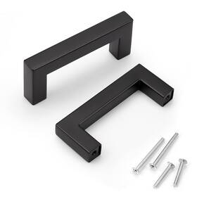 Knobwell 715624723920 6 Pack 3 Inch Kitchen Cabinet Pulls And Handles Matte Black Bathroom