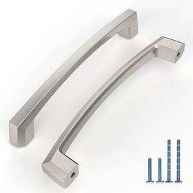 B0cpphrkmz Knoklock 10pk 6 Inch 152mm Kitchen Cabinet Handles Brushed Satin Nickel Pulls
