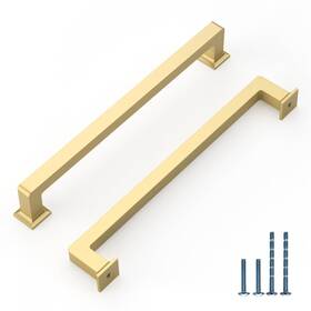 B0d8t3tmf6 Knoklock 10 Pack 7.5 Inch Gold Kitchen Cabinet Handles Drawer Pulls Wardrobe
