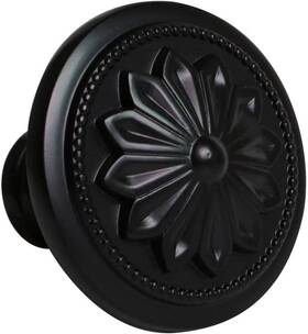Kofot 635411916017 Kitchen Cabinet Knobs 10 Pack Matte Black Zinc Alloy 1-2/5 Round Handles Fo