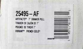 25495-af Kohler Artifacts 7 Inch Cabinet Pull In Vibrant French Gold