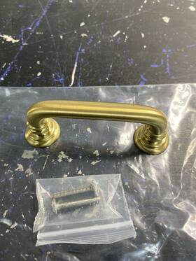 K-72579-2mb Kohler Artifacts 3 Inch Center Handle Cabinet Pull - Vibrant Moderne Brass