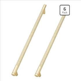 B0d9ppw5zc Komotia 12-5/8 Inch Brushed Gold Cabinet Pulls Knurled Handles 6 Pack