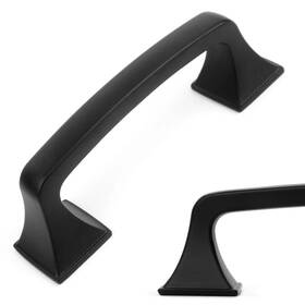 1953-76-fb Koofizo New 3 Inch Matte Black Kitchen Cabinet Pulls 6 Total