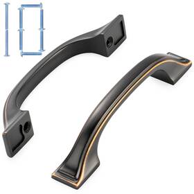 Koofizo 630282693401 Oil Rubbed Bronze Cabinet Pulls Handles 10 Pack 3 Inch