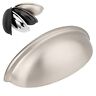 Koofizo Bin Cup Drawer Pull Matte Brushed Nickel Cabinet Handle 76mm 3