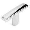 Koofizo T Cabinet Knob Chrome Pull Handle 10-pack For Kitchen Cupboard Door