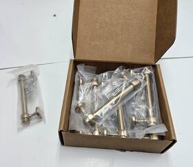 30998 Kruse Qty 10 Hardware Milano Door And Drawer Pull 4 Inch C-c Champagne