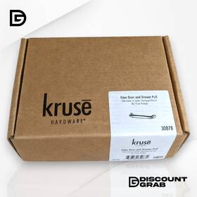 30878 Kruse Hardware 659359654831 Eden Door And Drawer Pull Qty 10 3.8in Cbronze