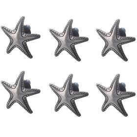 Kyien 616814002095 6pcs Nautical Beach Sea Style Themed Starfish Shape Cabinet Knobs Furniture Deco
