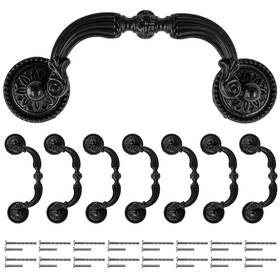 Kyu22103120 Kyuionty 8 Pack Bail Pull Handles 3.5 Inch Hole Black Pcs
