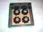 La-93000 Laura Ashley New Ceramic Black Drawer Knobs 2014 Set Of 4 Signature Series